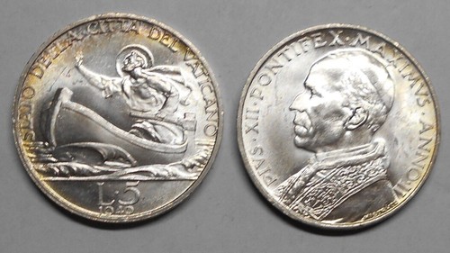 Vaticano pio xii lire 1940 - vaticano,