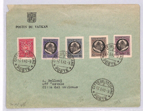 Vaticano 1940 fdc - vaticano,