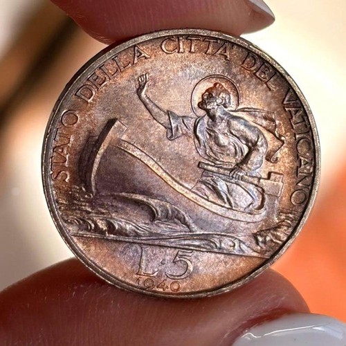 Lire 1940 vaticano pio xii - 5,
