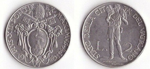 1940 vaticano lire - 1940, xii