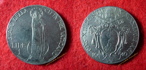 Vaticano lira 1940 pio - vaticano,