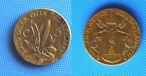 Moneta centesimi pio xii - moneta, da